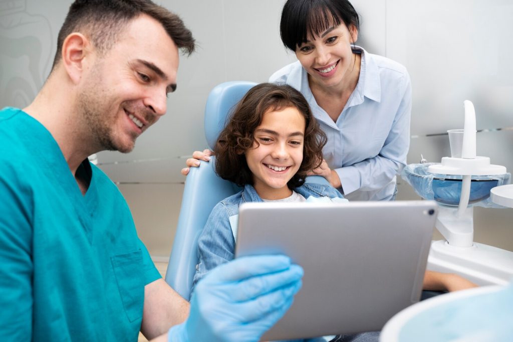 Patient visiting a dental clinic for treatment consultation